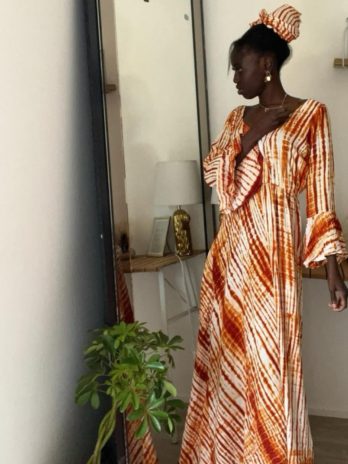 robe KARLO – Charisme moderne et héritage africain